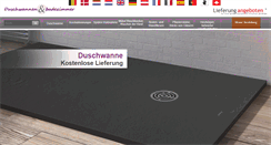Desktop Screenshot of duschwannen-und-badezimmer.com
