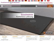 Tablet Screenshot of duschwannen-und-badezimmer.com